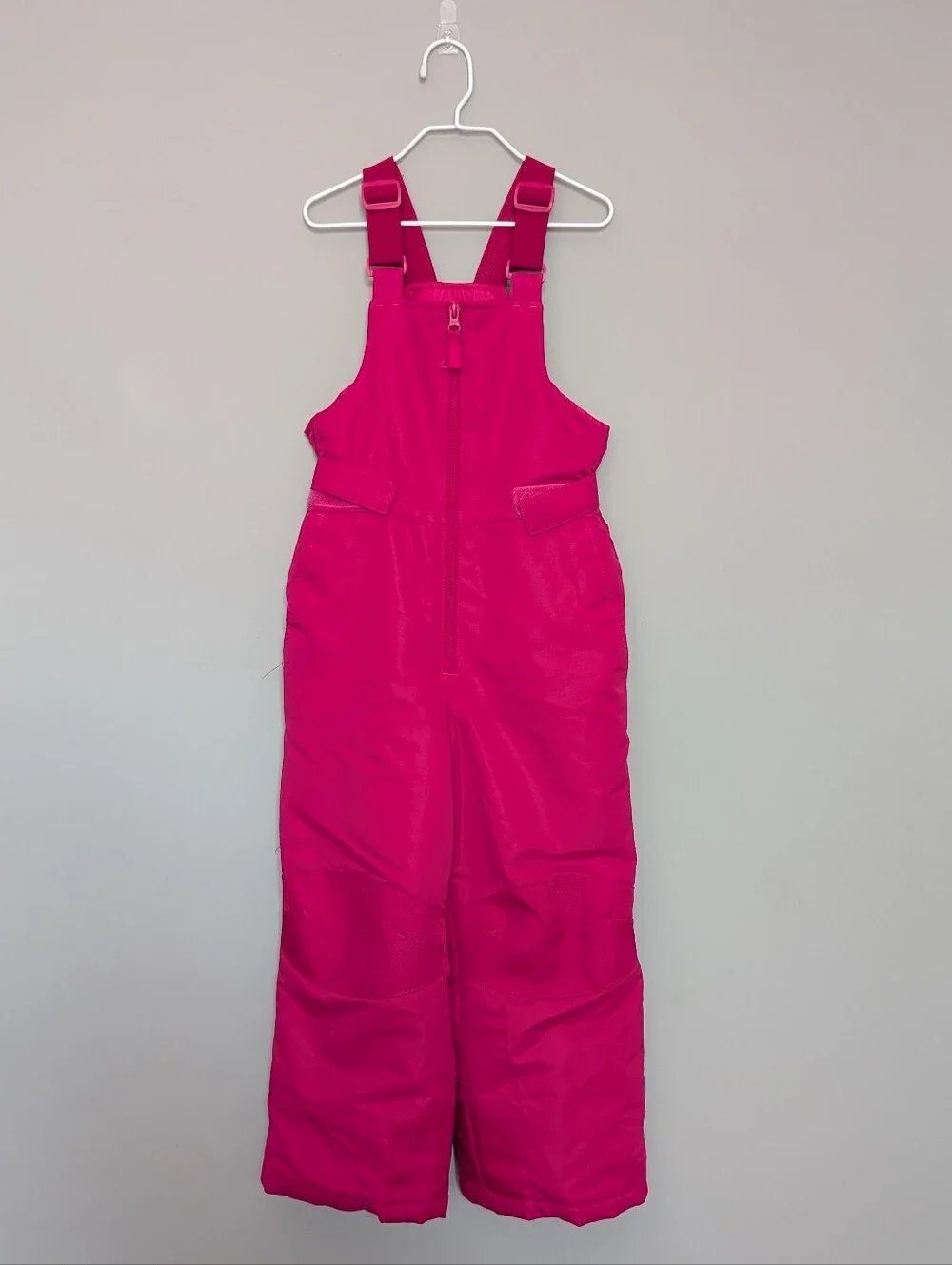 Swiss Tech Hot Pink Kids Snow Bib Overalls Size XS 4-5